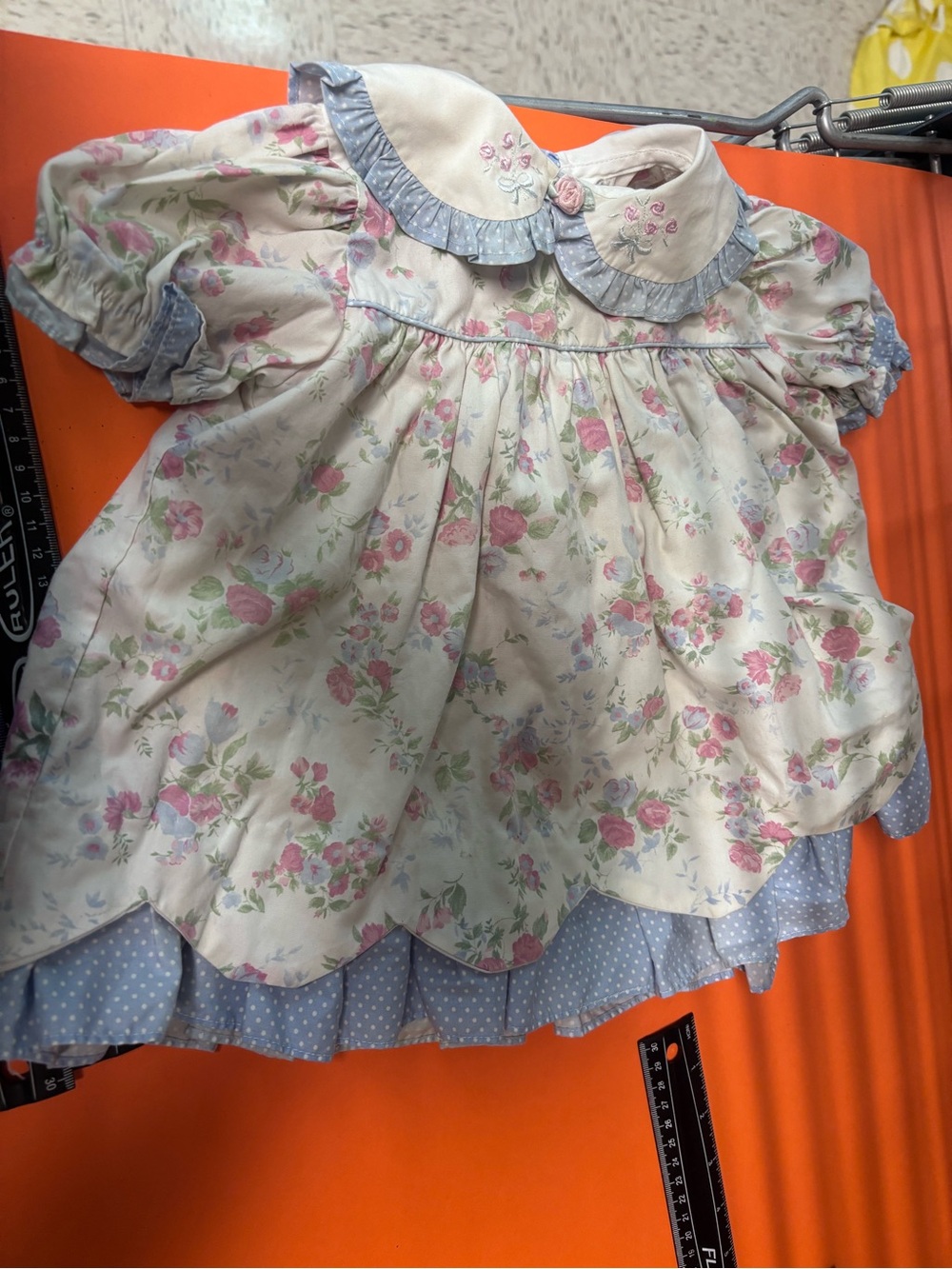 “Vintage California Talk” Girls Dress Made in USA sz 24mo